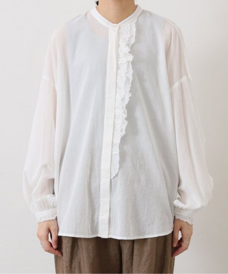 journal standard luxe「ハイツイストガーゼ Wフリルブラウス」|シャツ・ブラウス|