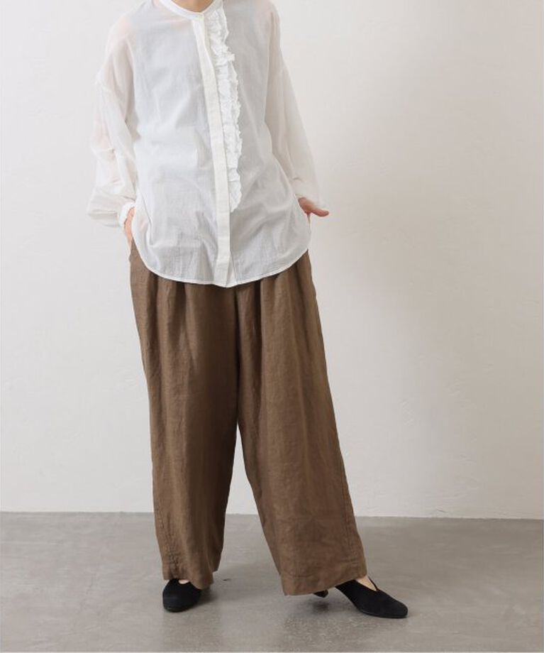 journal standard luxe「ハイツイストガーゼ Wフリルブラウス」|シャツ・ブラウス|