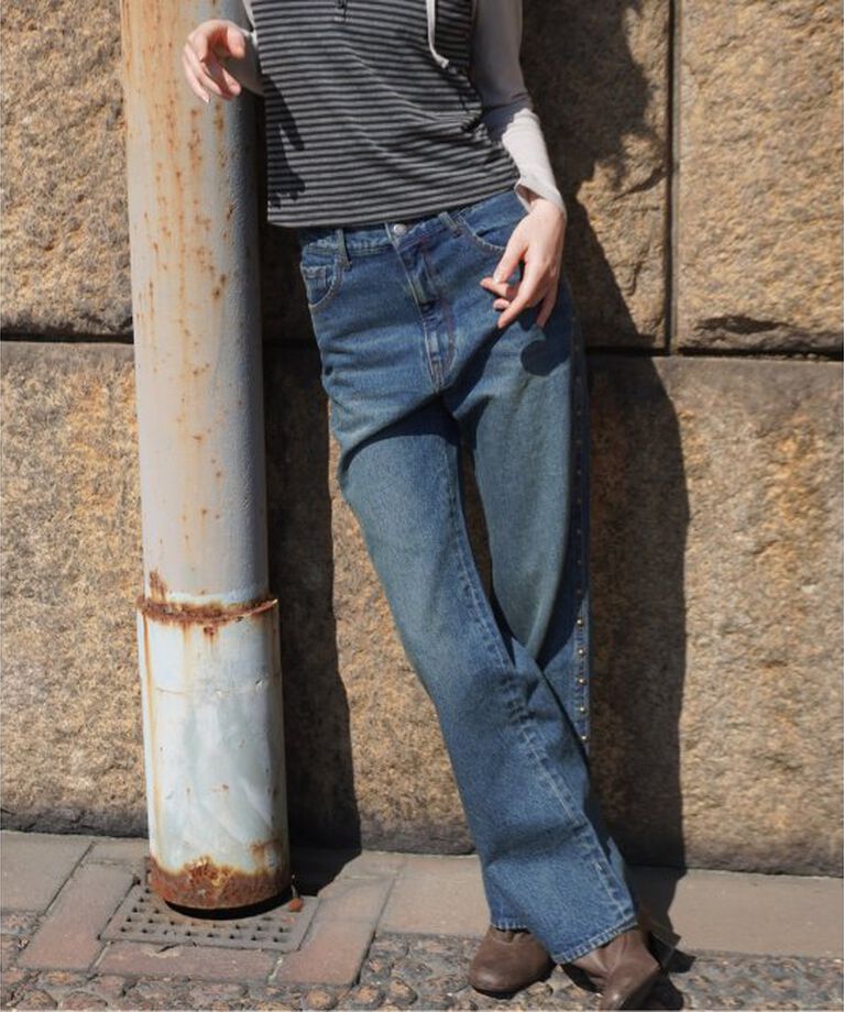 Oriens JOURNAL STANDARD「別注【Cimarron×Oriens】STUDS Denim：スタッズデニム」|デニム|