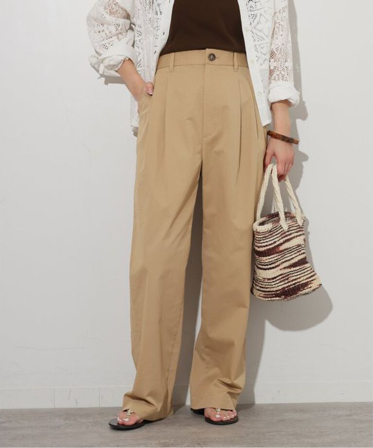 JOURNAL STANDARD relume「コットンツイル2タックパンツ」|その他|ベージュ