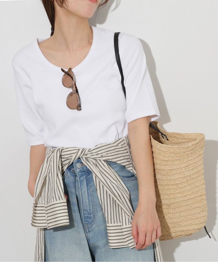 JOURNAL STANDARD relume「GOODIES CLUB 刺繍リブTEE」|Tシャツ・カットソー|ホワイト