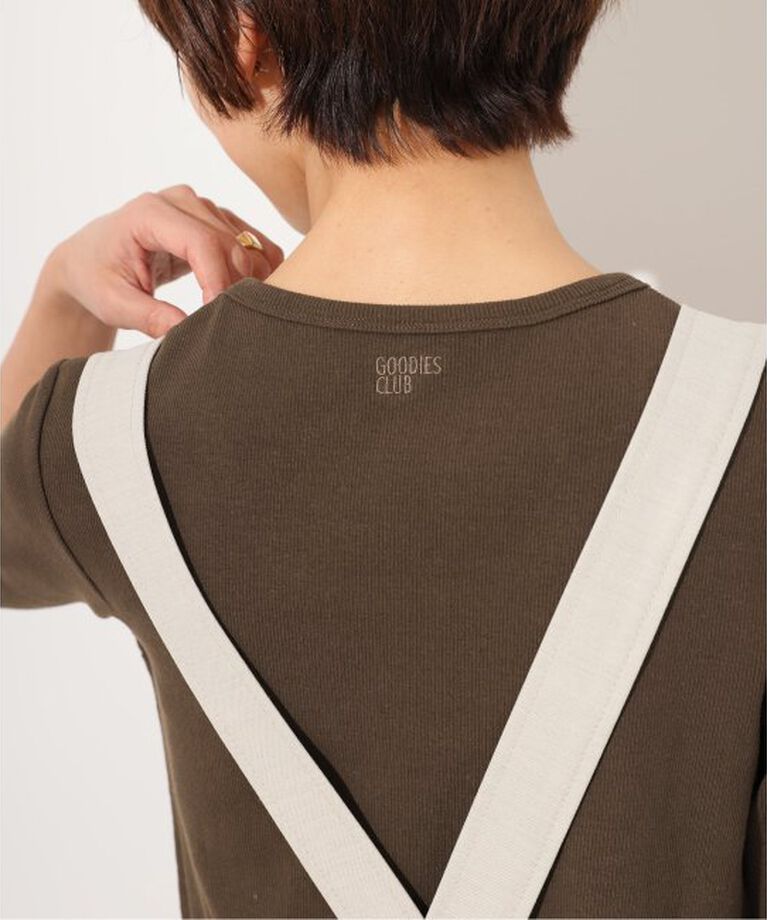 JOURNAL STANDARD relume「GOODIES CLUB 刺繍リブTEE」|Tシャツ・カットソー|ブラウン