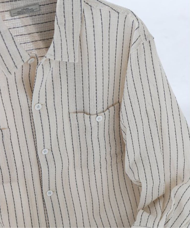 JOURNAL STANDARD relume「C/Lバスケット ピンストライプシャツ」|シャツ・ブラウス|