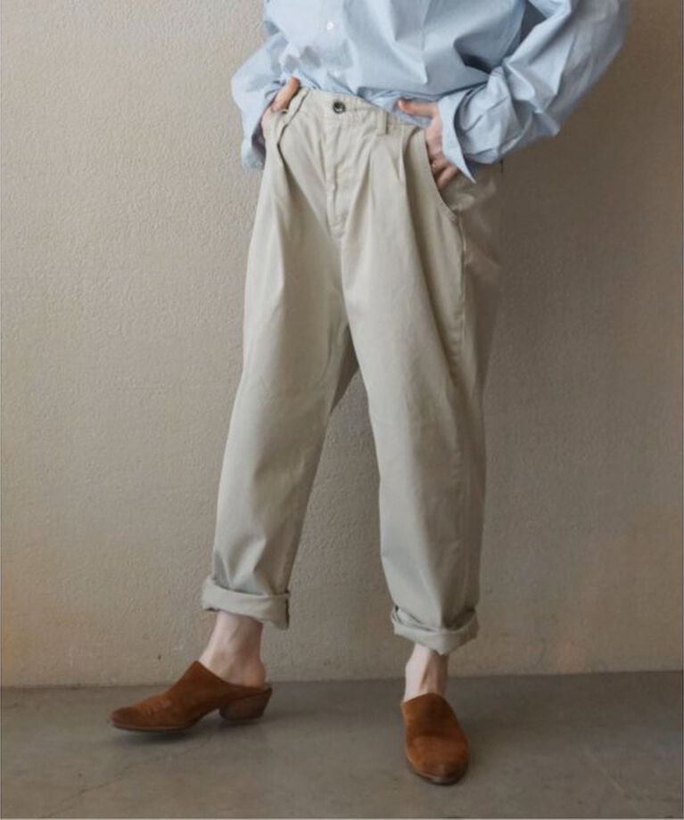 journal standard luxe「チノ タックテーパーパンツ」|チノ|