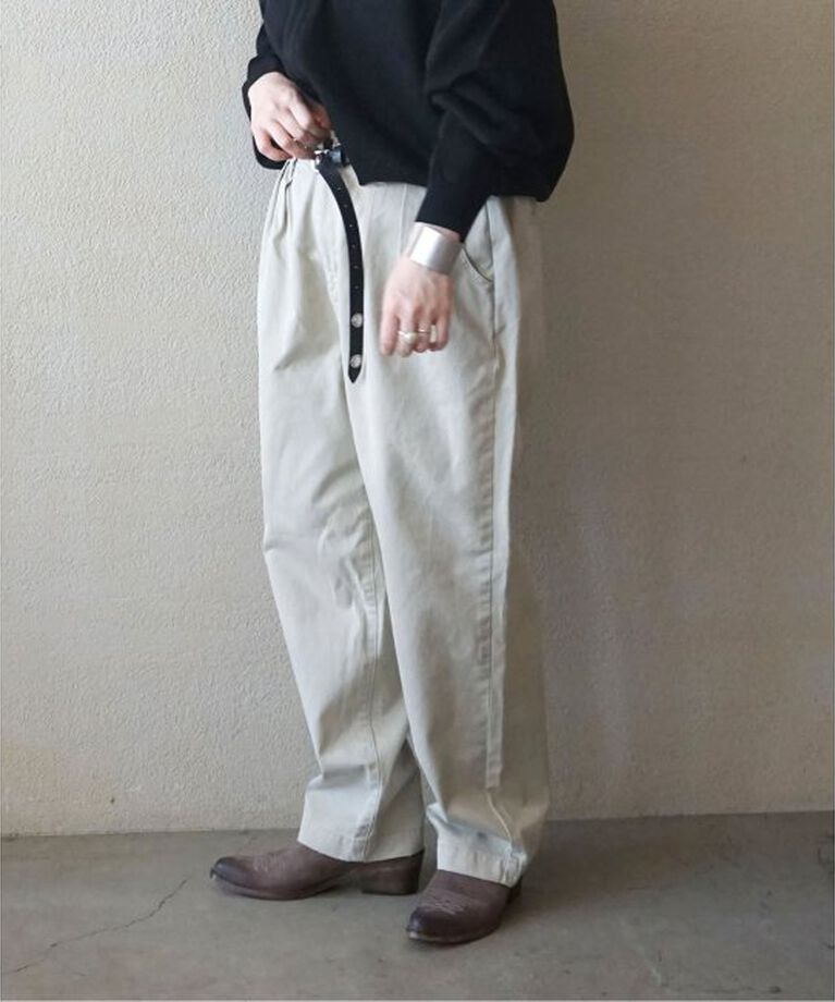 journal standard luxe「チノ タックテーパーパンツ」|チノ|