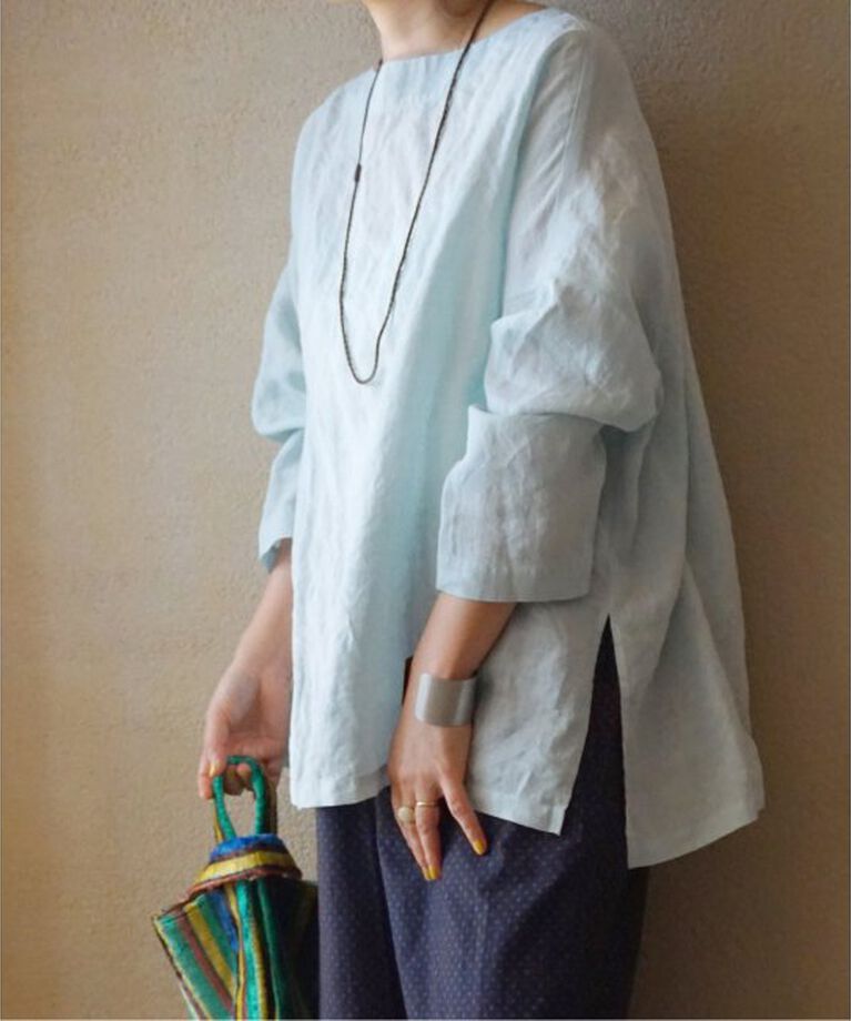 journal standard luxe「エアリーリネンボートネックブラウス」|シャツ・ブラウス|