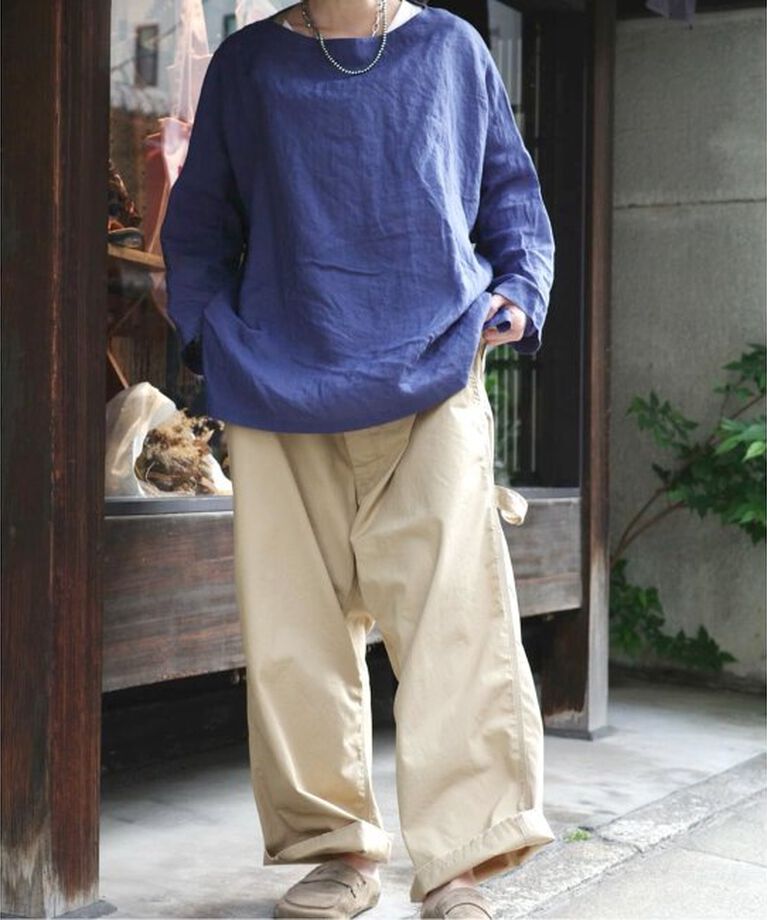 journal standard luxe「エアリーリネンボートネックブラウス」|シャツ・ブラウス|