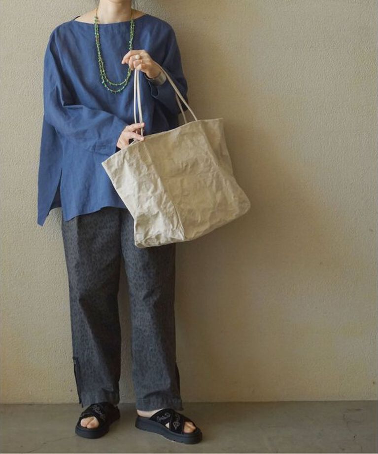 journal standard luxe「エアリーリネンボートネックブラウス」|シャツ・ブラウス|