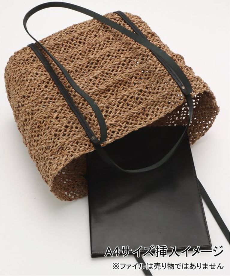JOURNAL STANDARD relume「【BAGMATI/バグマティ】レザーハンドルカゴTOTE BIG」|トートバッグ|