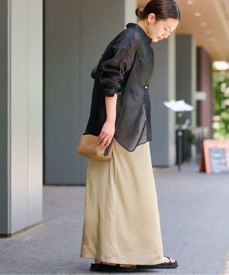JOURNAL STANDARD relume「《予約》ヴィンテージサテンベイカースカート」|スカート|