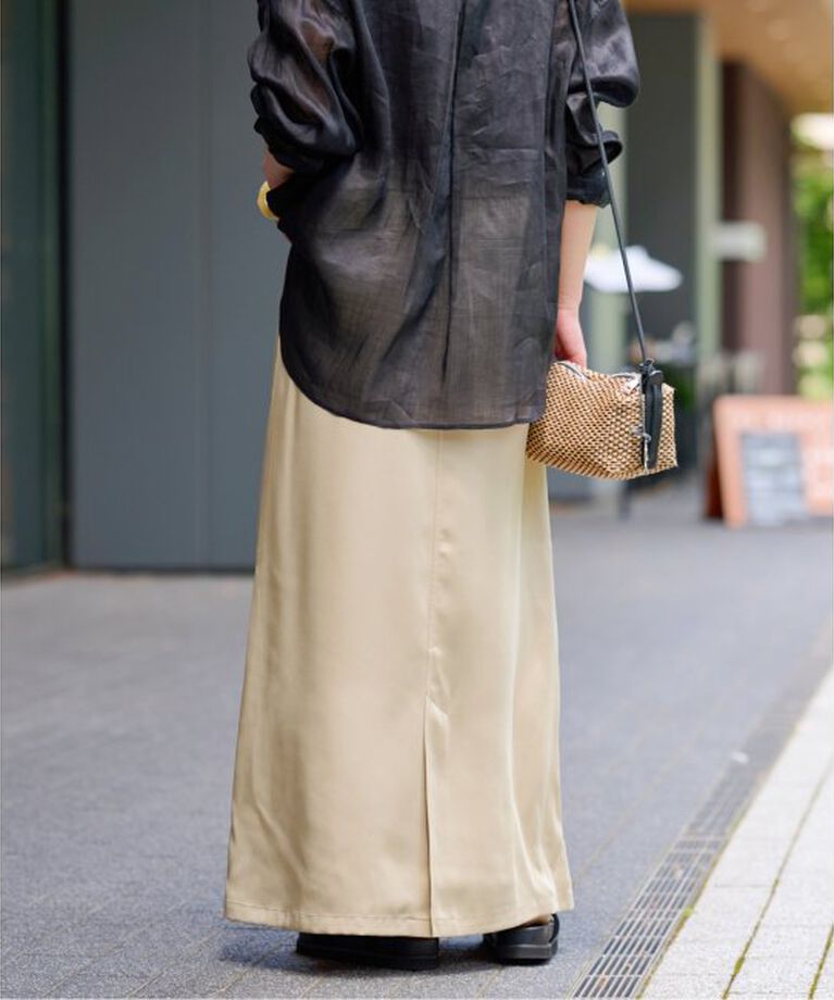 JOURNAL STANDARD relume「《予約》ヴィンテージサテンベイカースカート」|スカート|