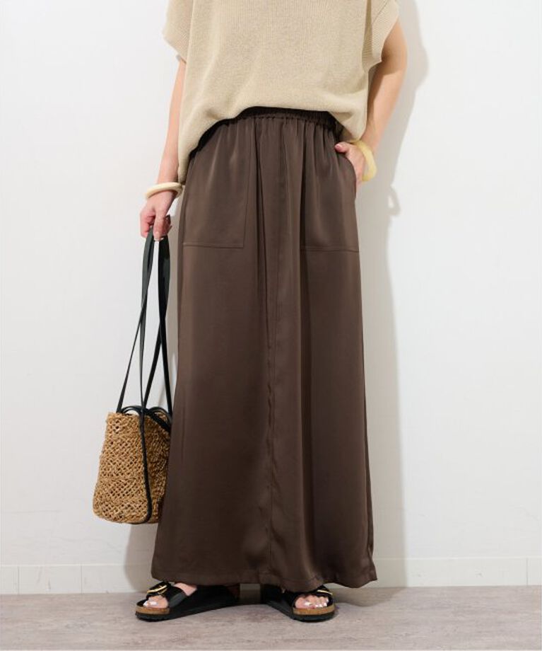 JOURNAL STANDARD relume「《予約》ヴィンテージサテンベイカースカート」|スカート|