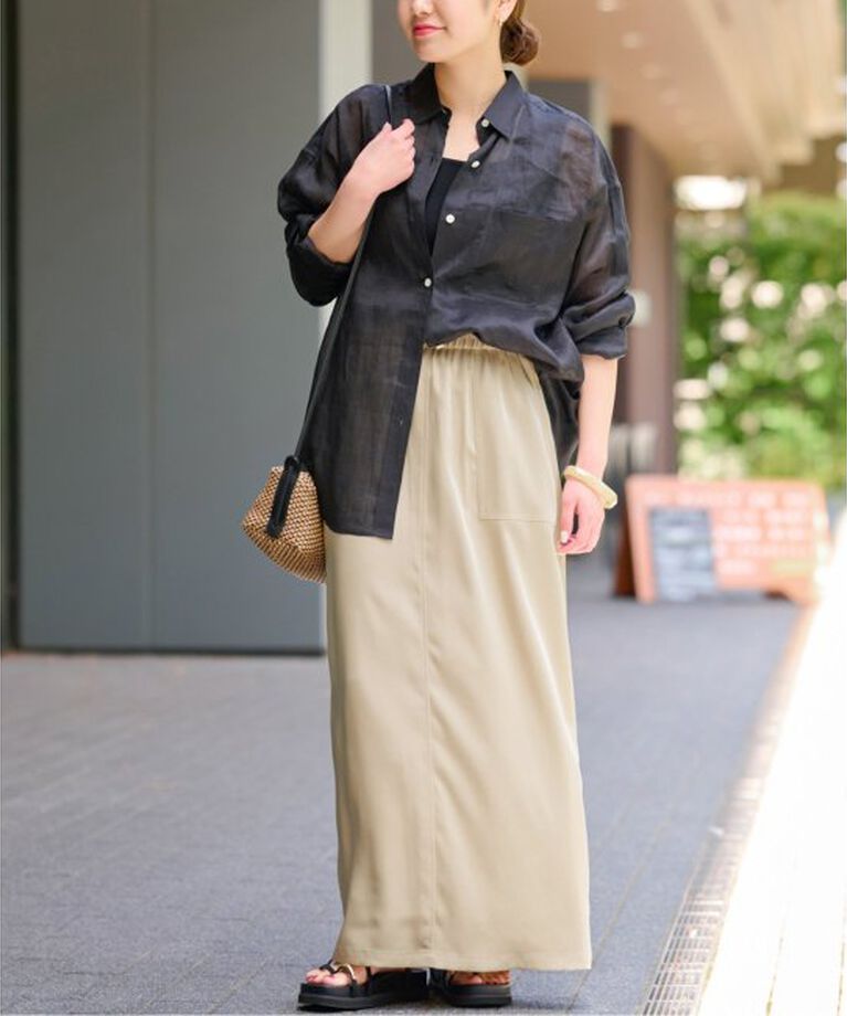 JOURNAL STANDARD relume「《予約》ヴィンテージサテンベイカースカート」|スカート|