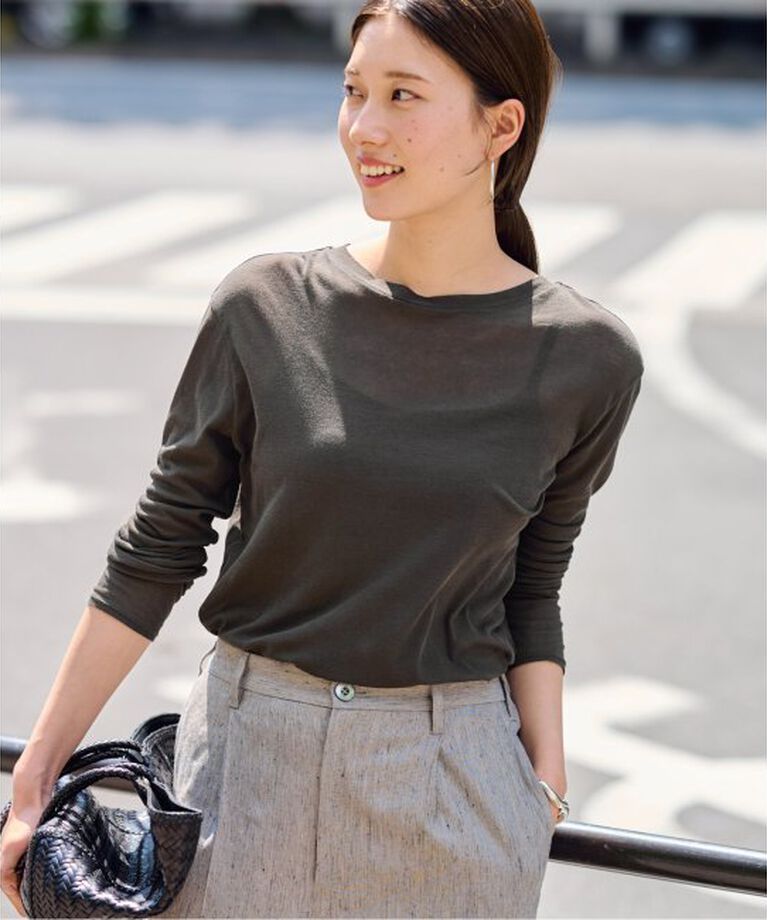 FRAMeWORK「≪追加≫HTシアーロングTee4」|Tシャツ・カットソー|