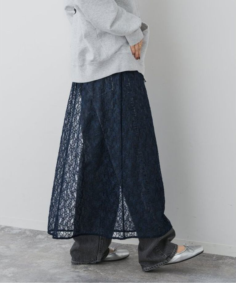 Spick and Span「フレアレーススカート」|スカート|