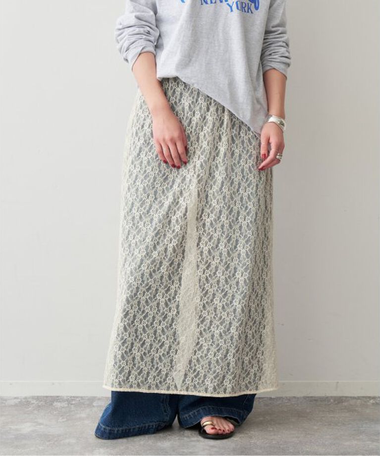 Spick and Span「フレアレーススカート」|スカート|