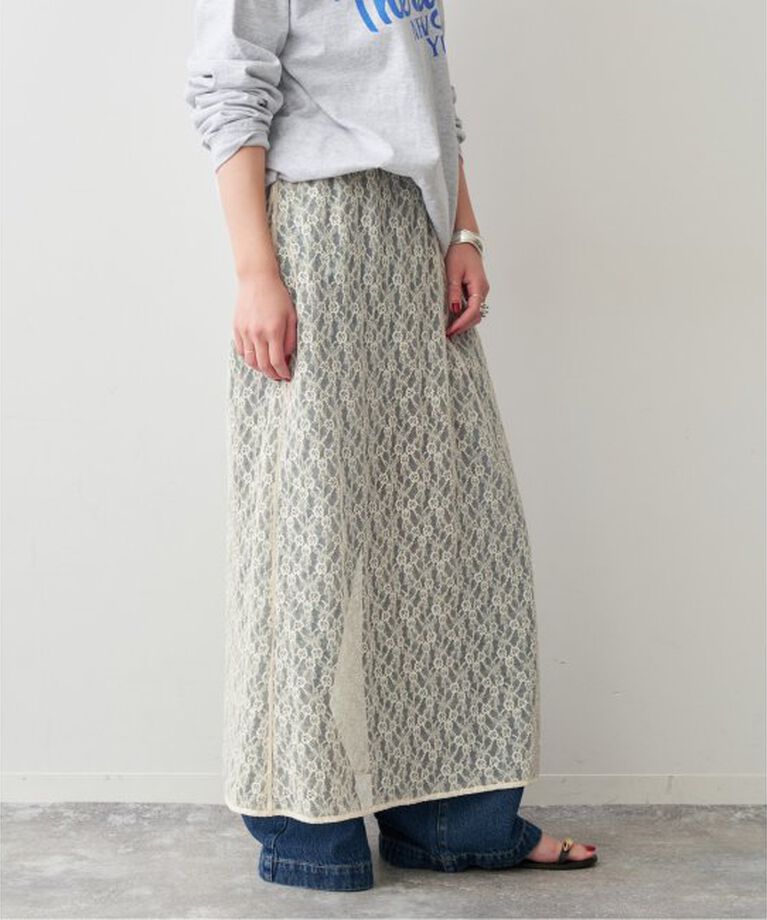 Spick and Span「フレアレーススカート」|スカート|