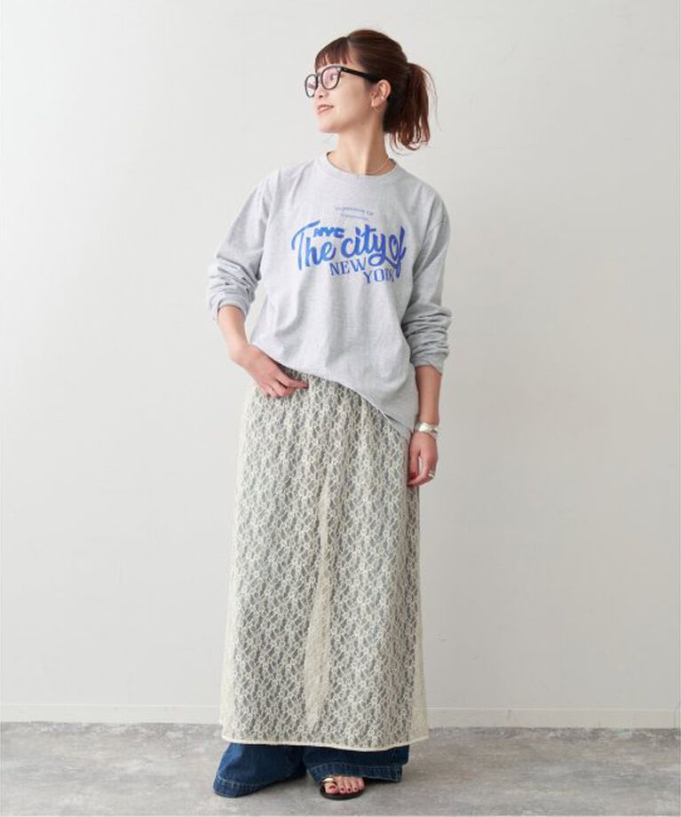 Spick and Span「フレアレーススカート」|スカート|