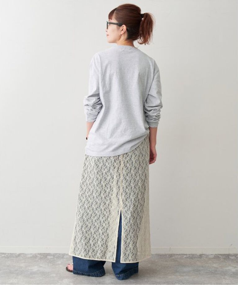 Spick and Span「フレアレーススカート」|スカート|