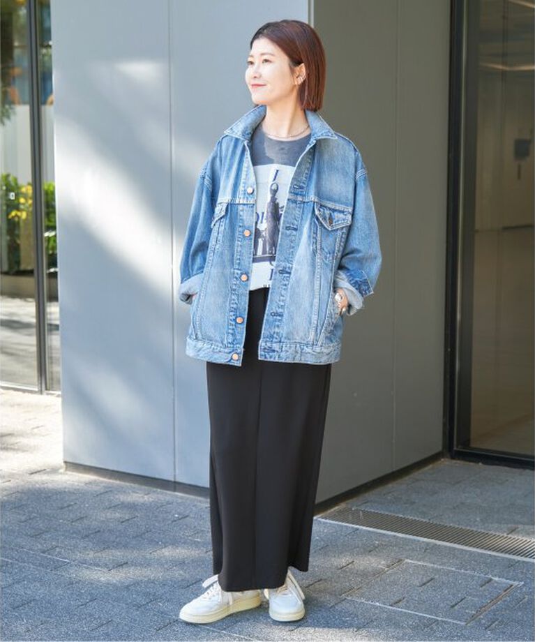 Spick and Span「《追加》イージーIラインスカート」|スカート|