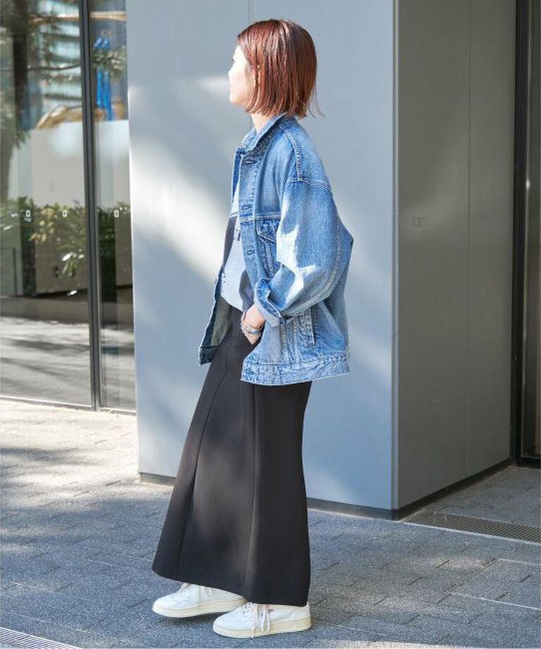 Spick and Span「《追加》イージーIラインスカート」|スカート|