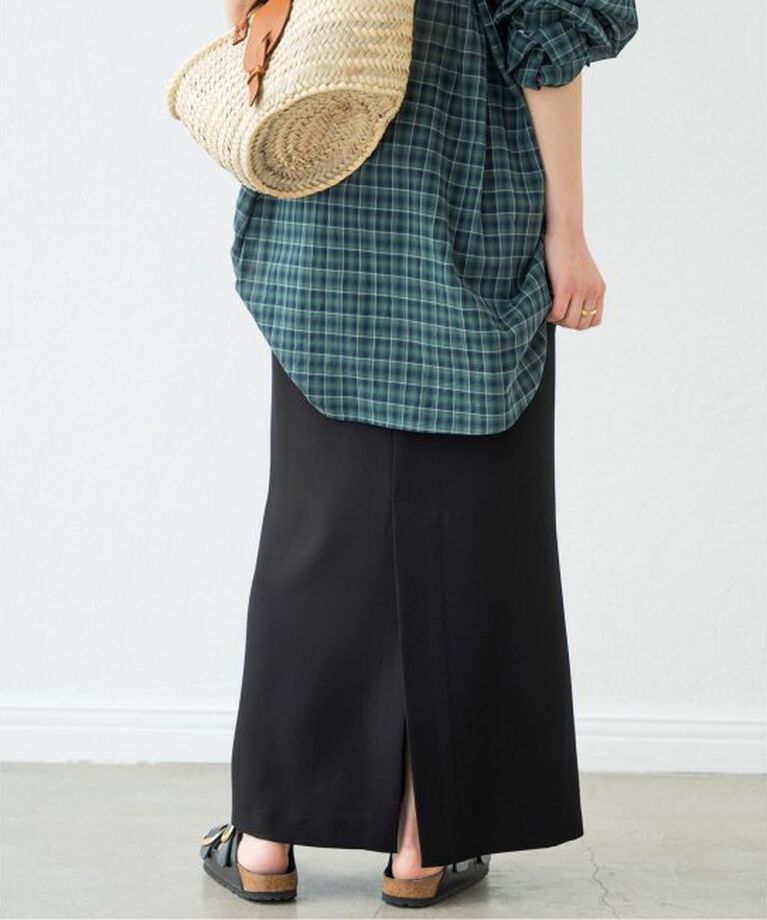 Spick and Span「《追加》イージーIラインスカート」|スカート|