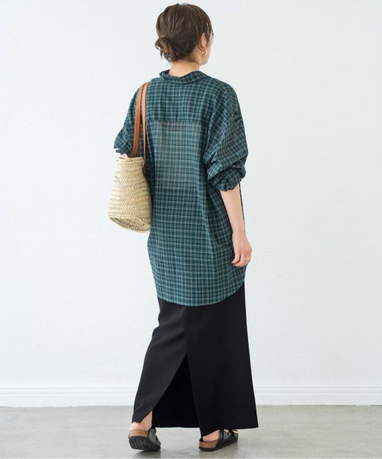 Spick and Span「《追加》イージーIラインスカート」|スカート|