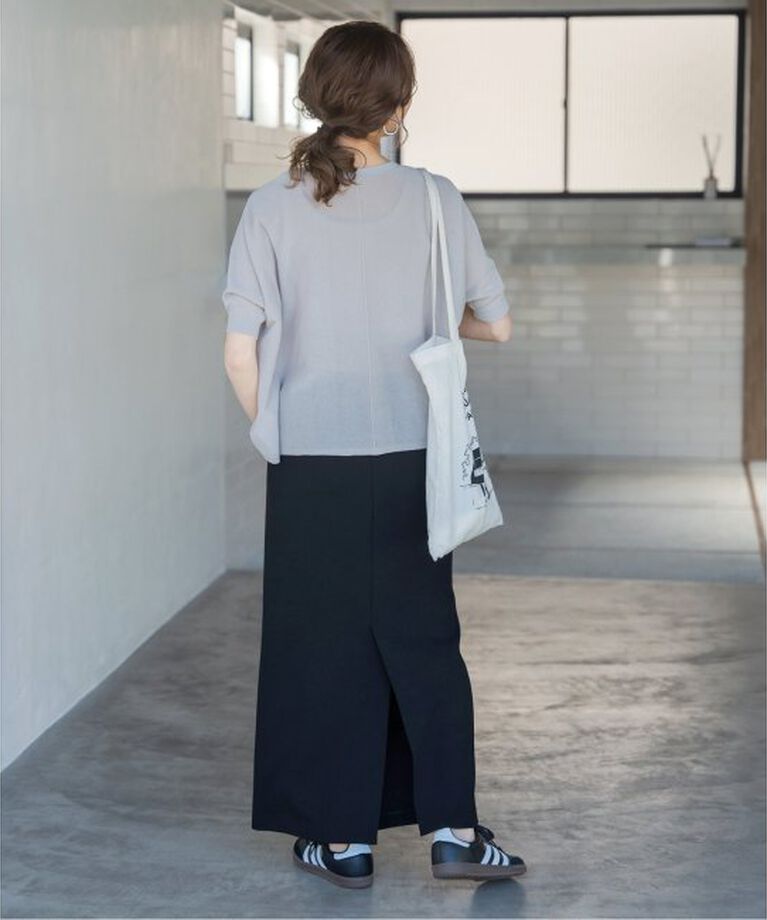 Spick and Span「《追加》イージーIラインスカート」|スカート|