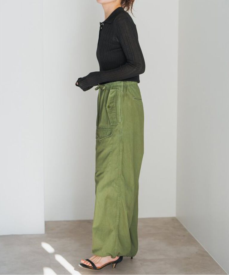 Spick and Span「手洗い可 / シアーポロシャツニットプルオーバー」|ニット・セーター|