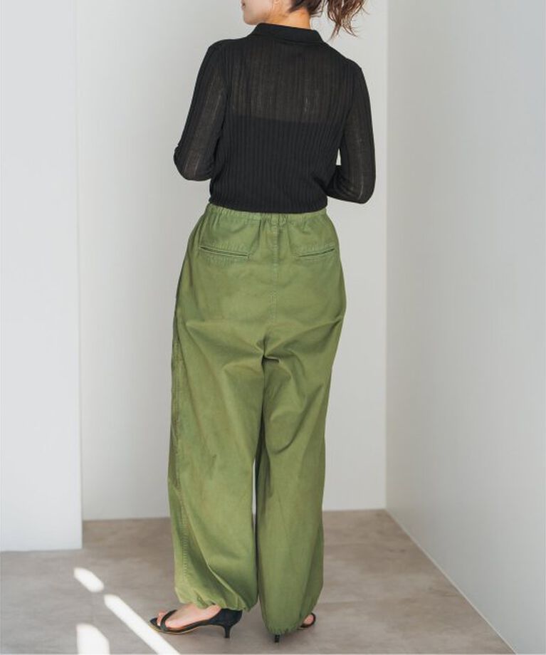 Spick and Span「手洗い可 / シアーポロシャツニットプルオーバー」|ニット・セーター|