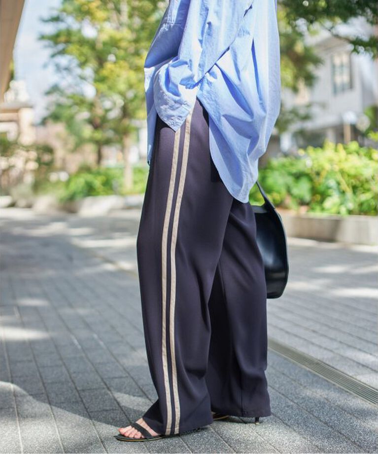 Spick and Span「サテンライントラックパンツ」|その他|