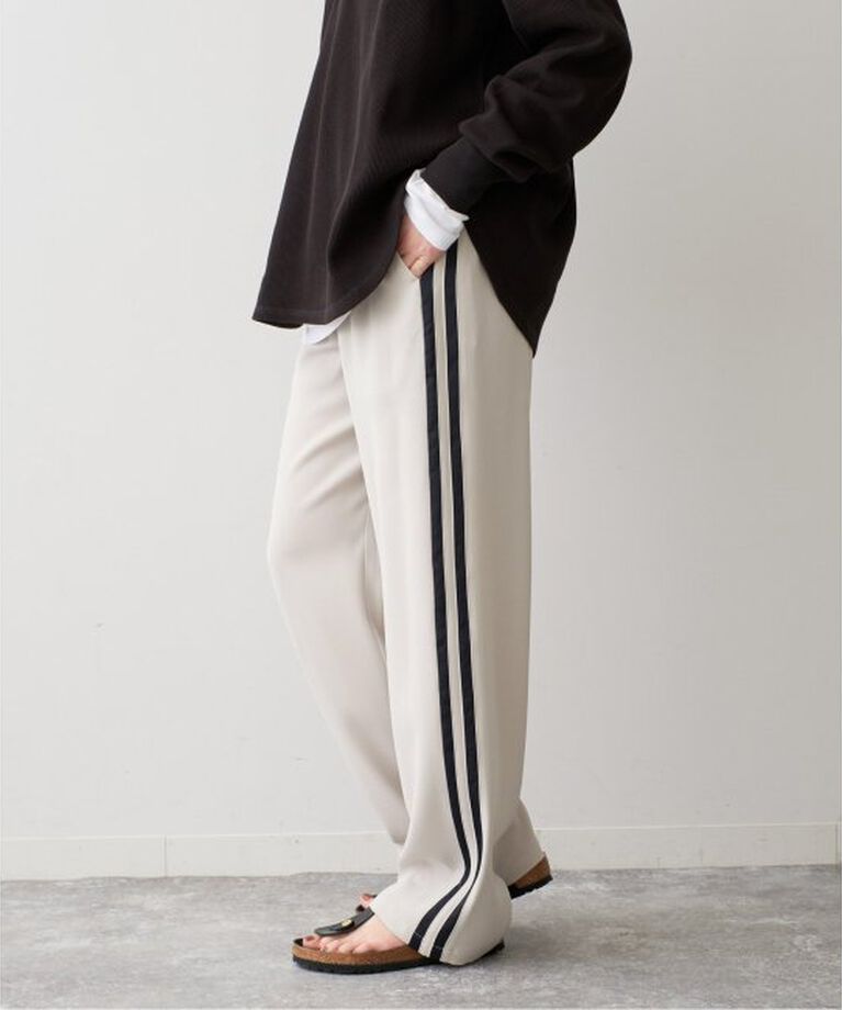 Spick and Span「サテンライントラックパンツ」|その他|