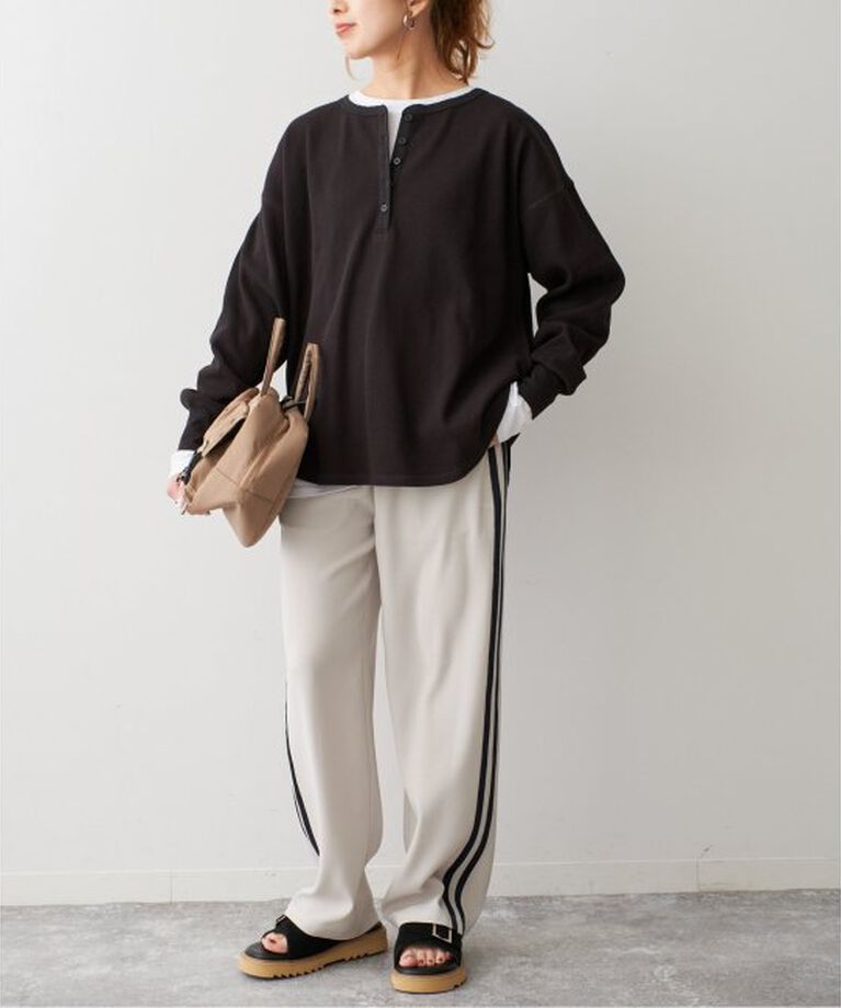 Spick and Span「サテンライントラックパンツ」|その他|