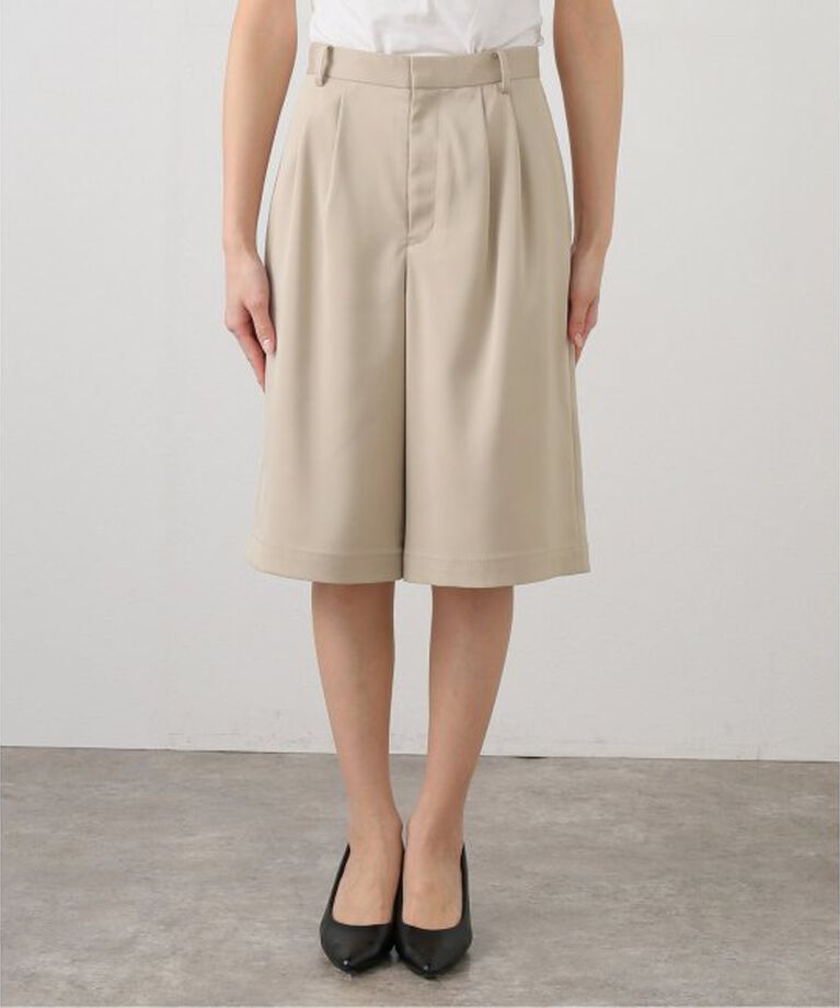 Spick and Span「サテンハーフパンツ」|スラックス|