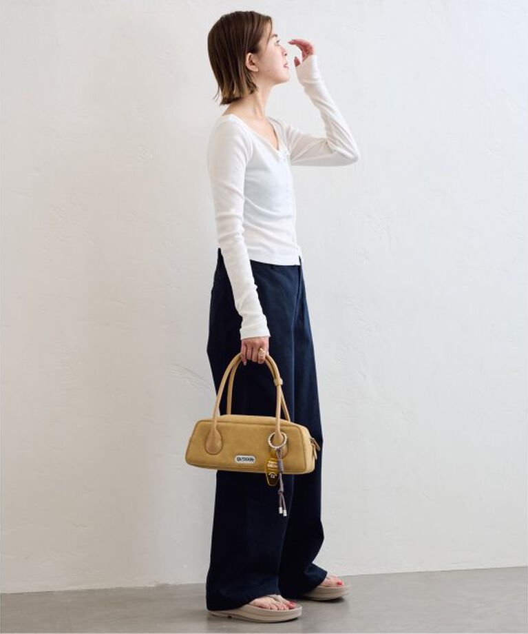 U by SPICK&SPAN「《追加2》シフォンテレコカットトップス」|Tシャツ・カットソー|