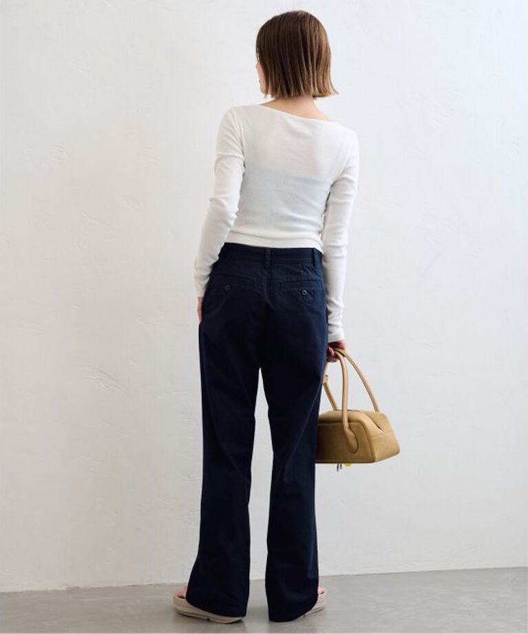 U by SPICK&SPAN「《追加2》シフォンテレコカットトップス」|Tシャツ・カットソー|