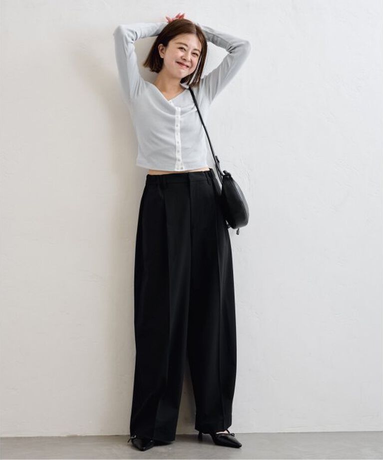 U by SPICK&SPAN「《追加2》シフォンテレコカットトップス」|Tシャツ・カットソー|