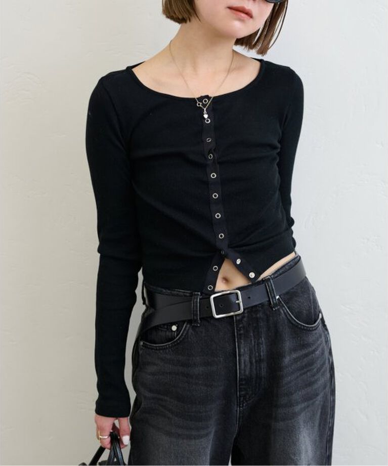 U by SPICK&SPAN「《追加2》シフォンテレコカットトップス」|Tシャツ・カットソー|