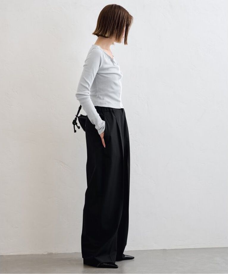 U by SPICK&SPAN「《追加2》シフォンテレコカットトップス」|Tシャツ・カットソー|