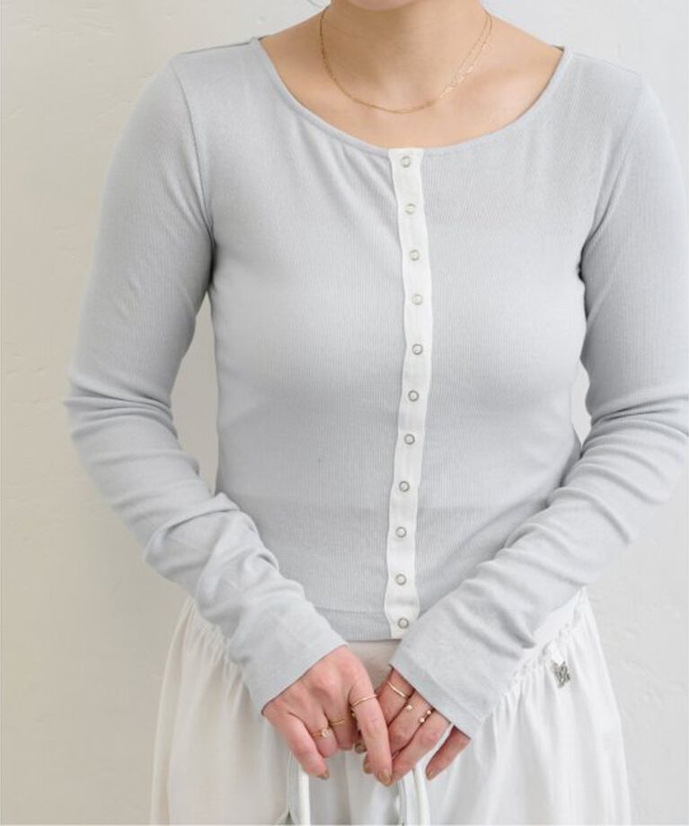 U by SPICK&SPAN「《追加2》シフォンテレコカットトップス」|Tシャツ・カットソー|