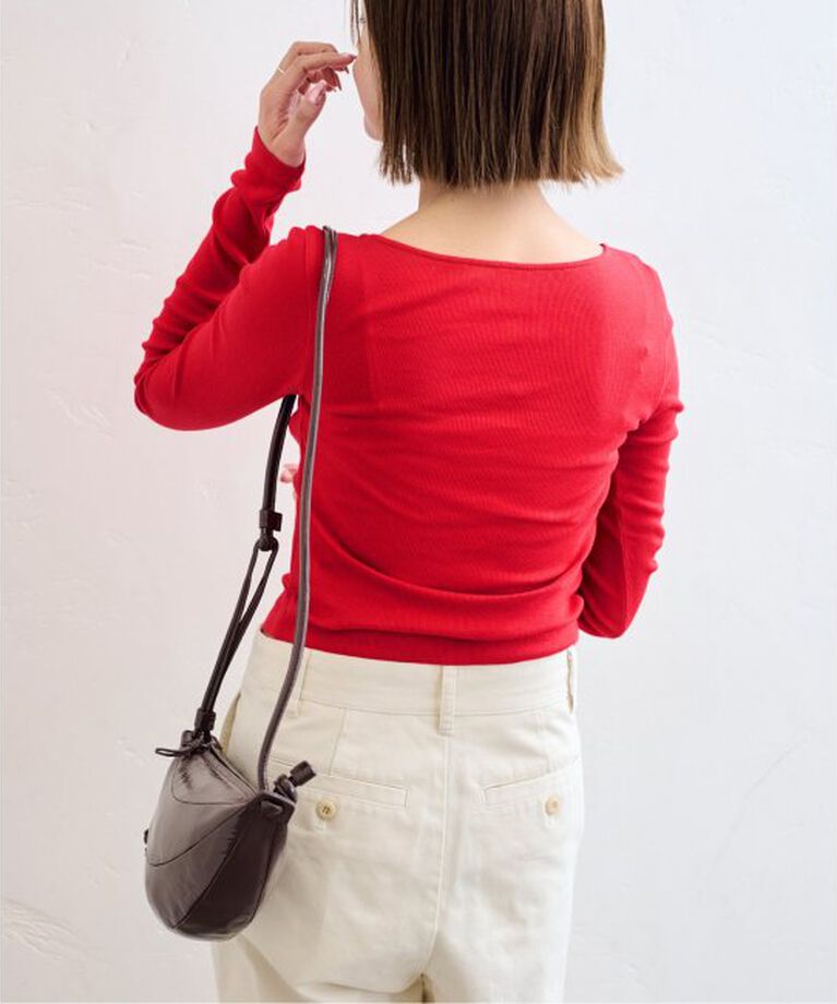 U by SPICK&SPAN「《追加2》シフォンテレコカットトップス」|Tシャツ・カットソー|