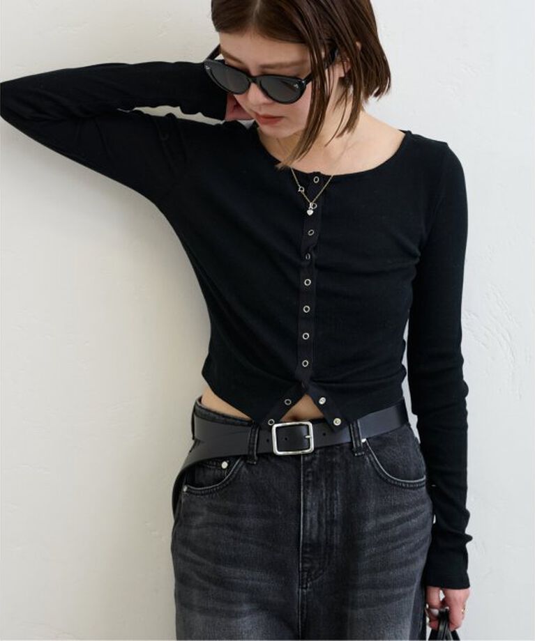U by SPICK&SPAN「《追加2》シフォンテレコカットトップス」|Tシャツ・カットソー|