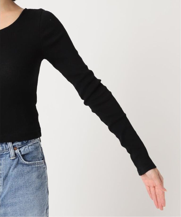 U by SPICK&SPAN「《追加2》シフォンテレコカットトップス」|Tシャツ・カットソー|