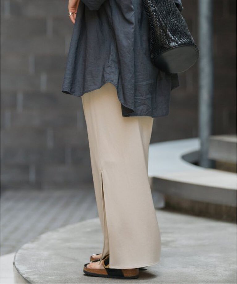 Spick and Span「サテンイージースカート」|スカート|