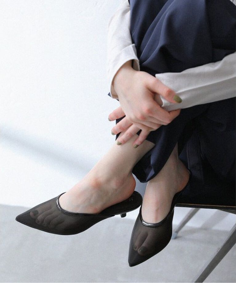  「【Mollini/モリーニ】メッシュコンビミュール」|サンダル|