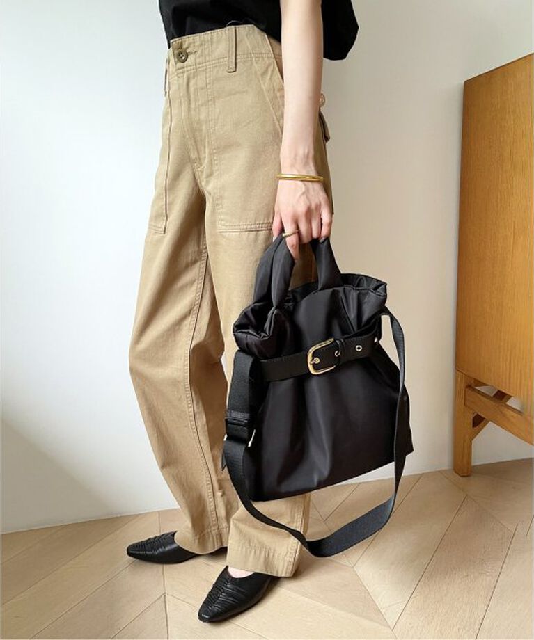  「LE TALON ナイロンベルトコンビトート」|トートバッグ|
