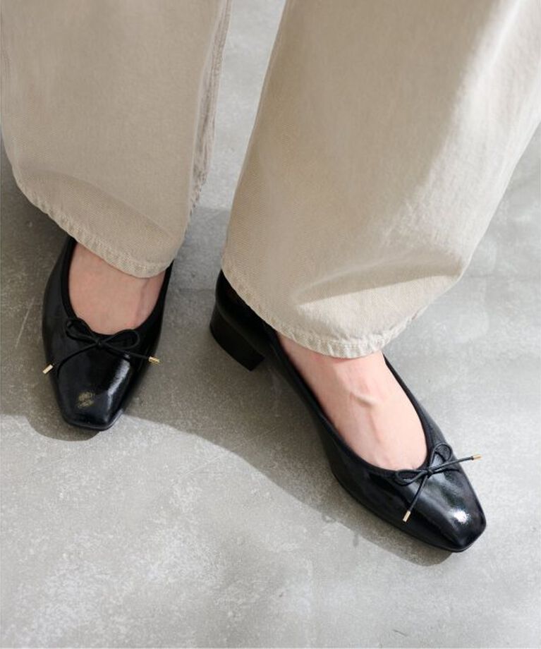  「3.5cmスクエアバレエパンプス」|パンプス|