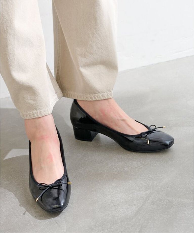  「3.5cmスクエアバレエパンプス」|パンプス|