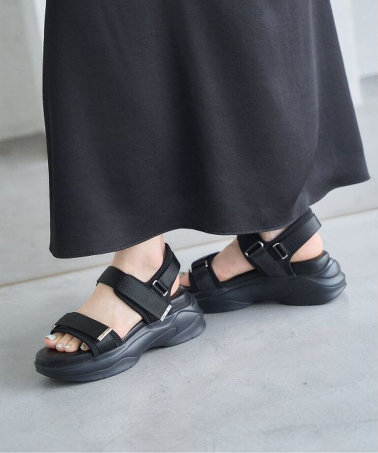  「COHINA×LE TALONコンビベルトスニーカーサンダル」|サンダル|