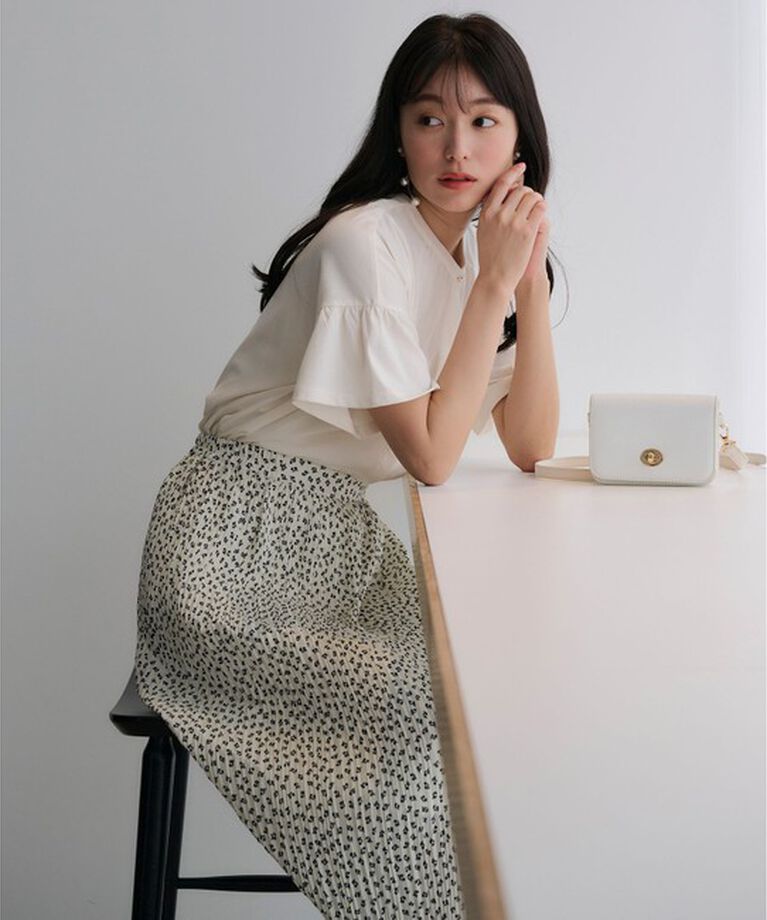 any SiS「【UVケア・接触冷感】汗ジミ防止加工カット ブラウス」|Tシャツ・カットソー|